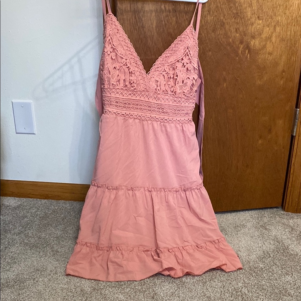 Lace Pink Dress